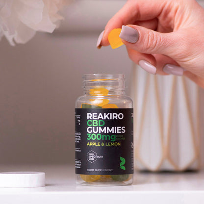 CBD Gummies 300 mg - Apple & Lemon.