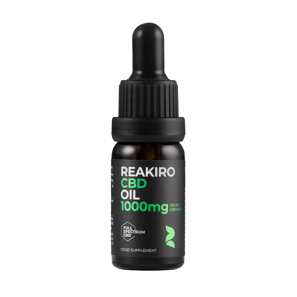 CBD Oil 1000mg Full Spectrum | Swiss-made CBD for balanced wellness at 24Supplements.