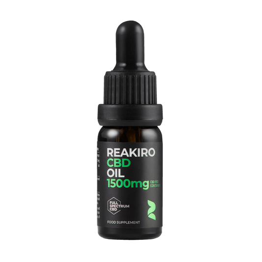 CBD Oil 1500mg Full Spectrum 15% | Swiss-made high-potency CBD for wellness at 24Supplements.