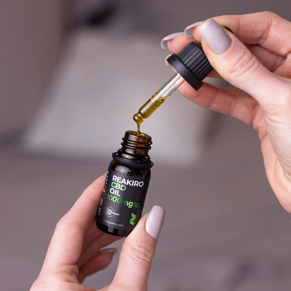 CBD Oil 1000mg Full Spectrum | Swiss-made CBD for balanced wellness at 24Supplements.