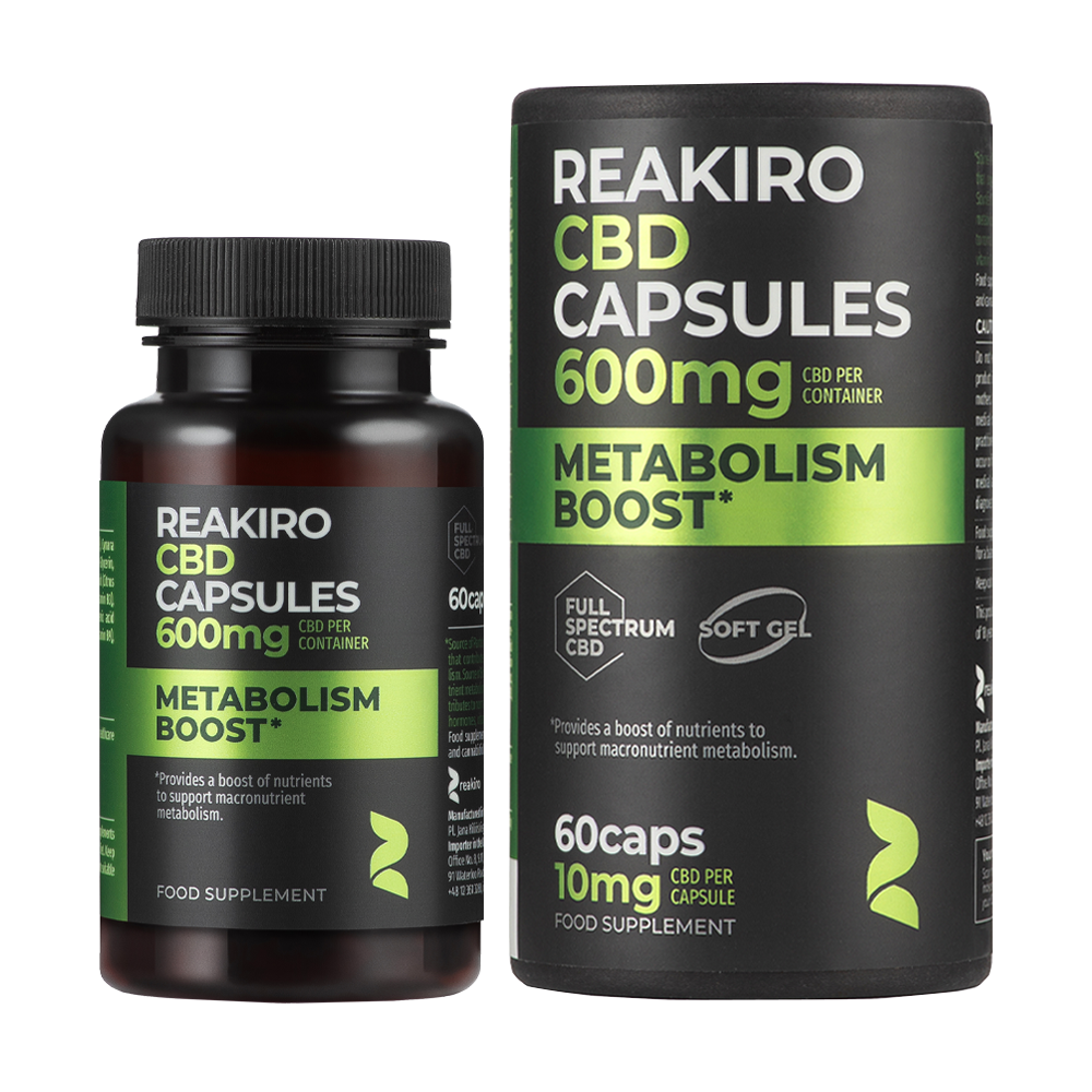 Metabolism Support Capsules 600 mg CBD