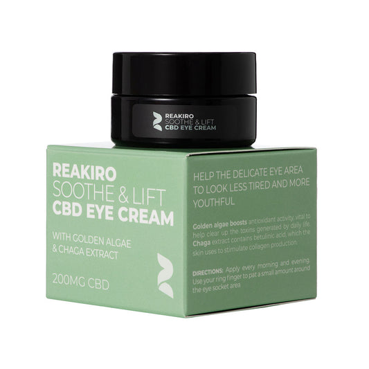 Renew & Protect CBD Eye Cream 300mg | Swiss-made full-spectrum CBD for radiant, hydrated skin.