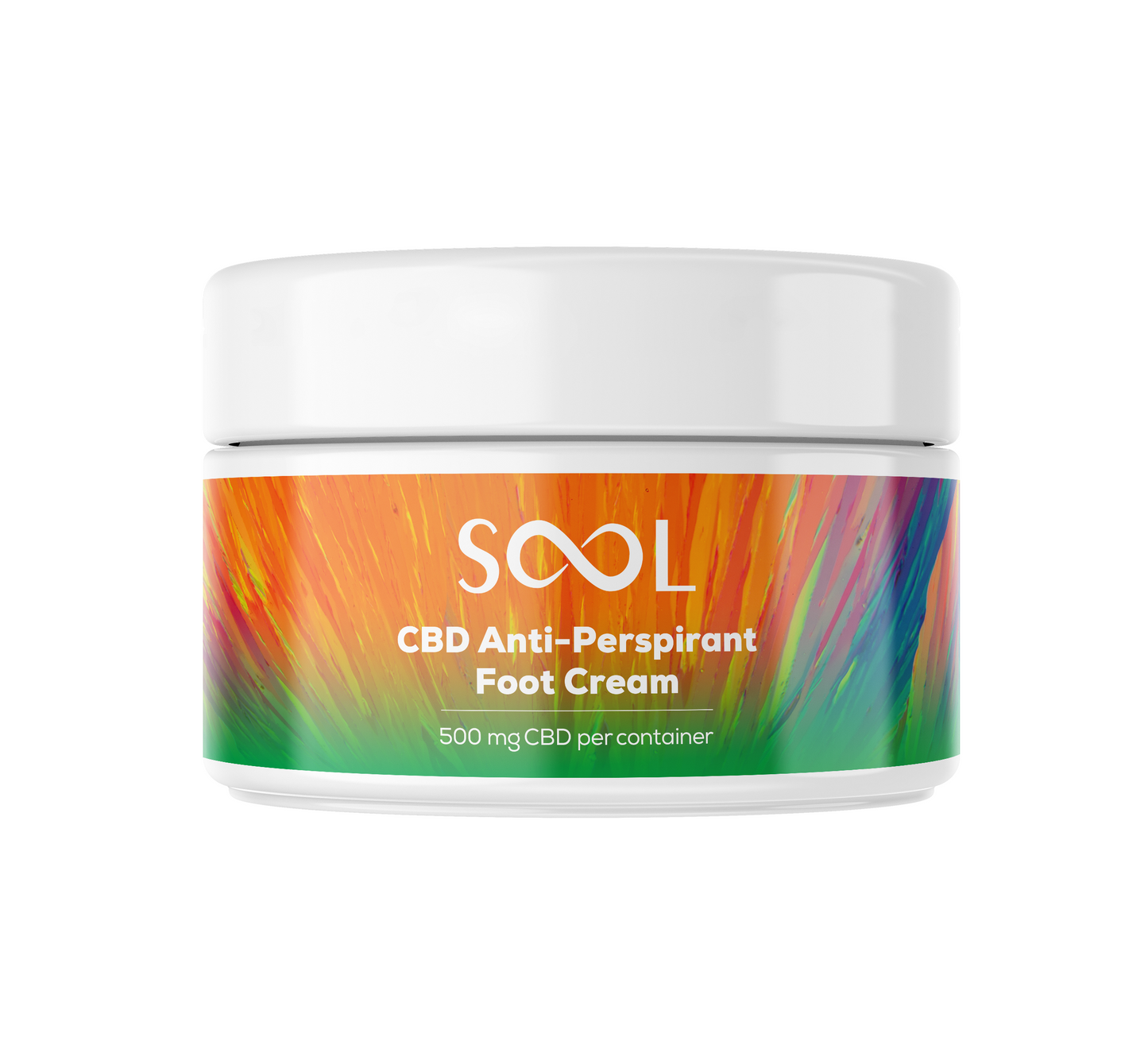 CBD Anti-Perspirant Foot Cream 500mg | Swiss-made CBD foot cream for freshness and moisture at 24Supplements.