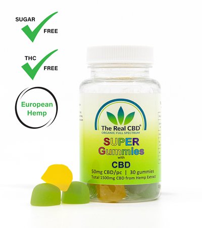 CBD Gummies 50mg - Delicious & Potent CBD for Daily Wellness I 24 Supplements