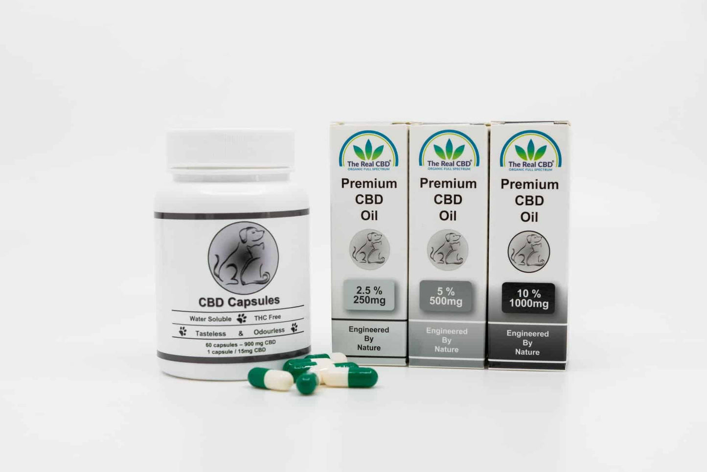 5% CBD Capsules for Pets | Natural CBD capsules for pet wellness at 24Supplements.