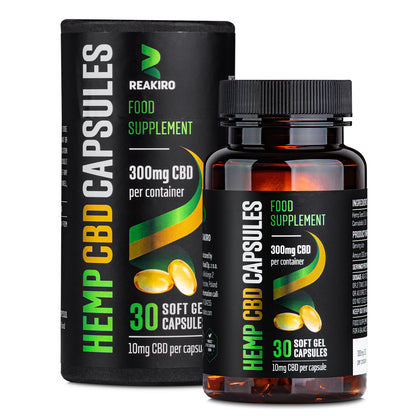 CBD Gel Capsules 300 mg - Full Spectrum.