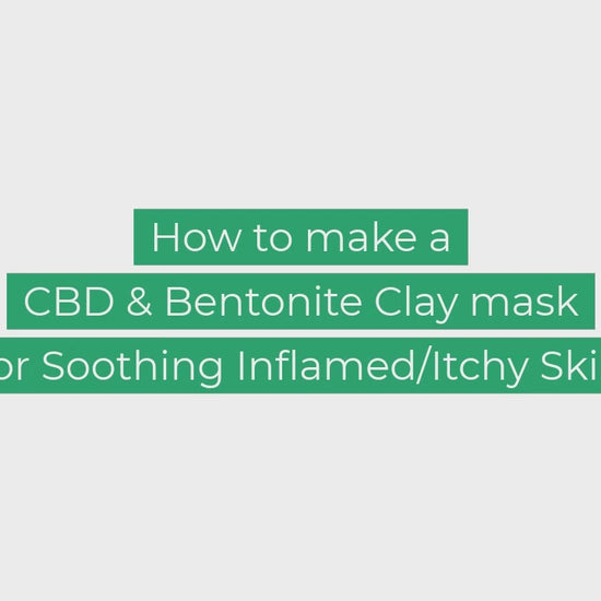 24 Supplements CBD Bentonite Clay Skin Mask – Detoxifies, hydrates, and rejuvenates skin. Ideal for treating acne, blemishes, Psoriasis, Eczema, and Rosacea