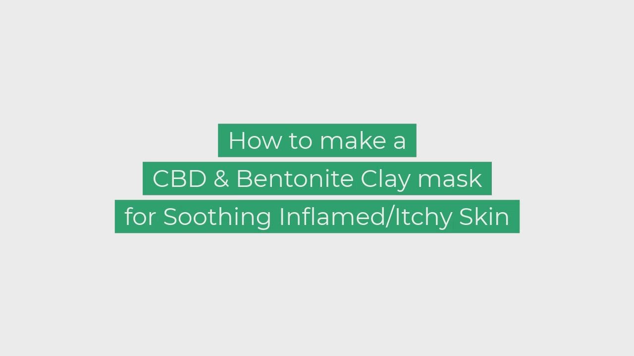 24 Supplements CBD Bentonite Clay Skin Mask – Detoxifies, hydrates, and rejuvenates skin. Ideal for treating acne, blemishes, Psoriasis, Eczema, and Rosacea